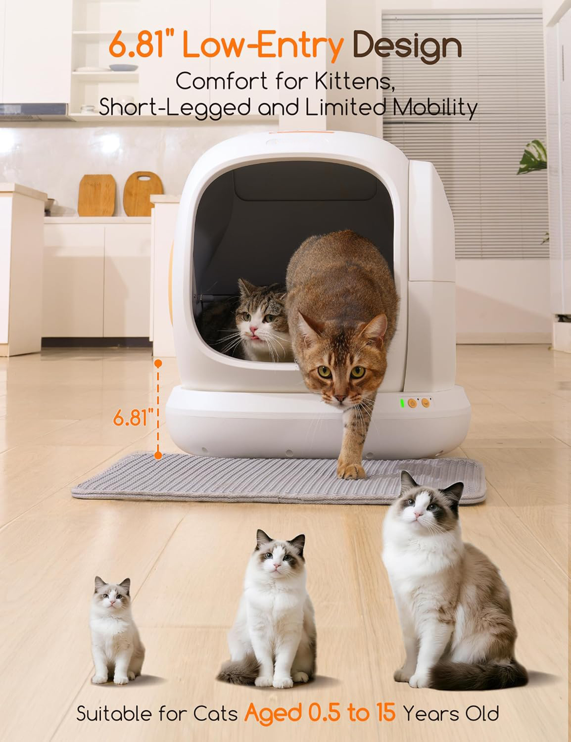 CleanAir 75L Auto Litter Box