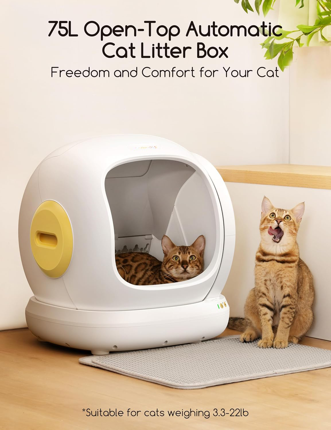 CleanAir 75L Auto Litter Box